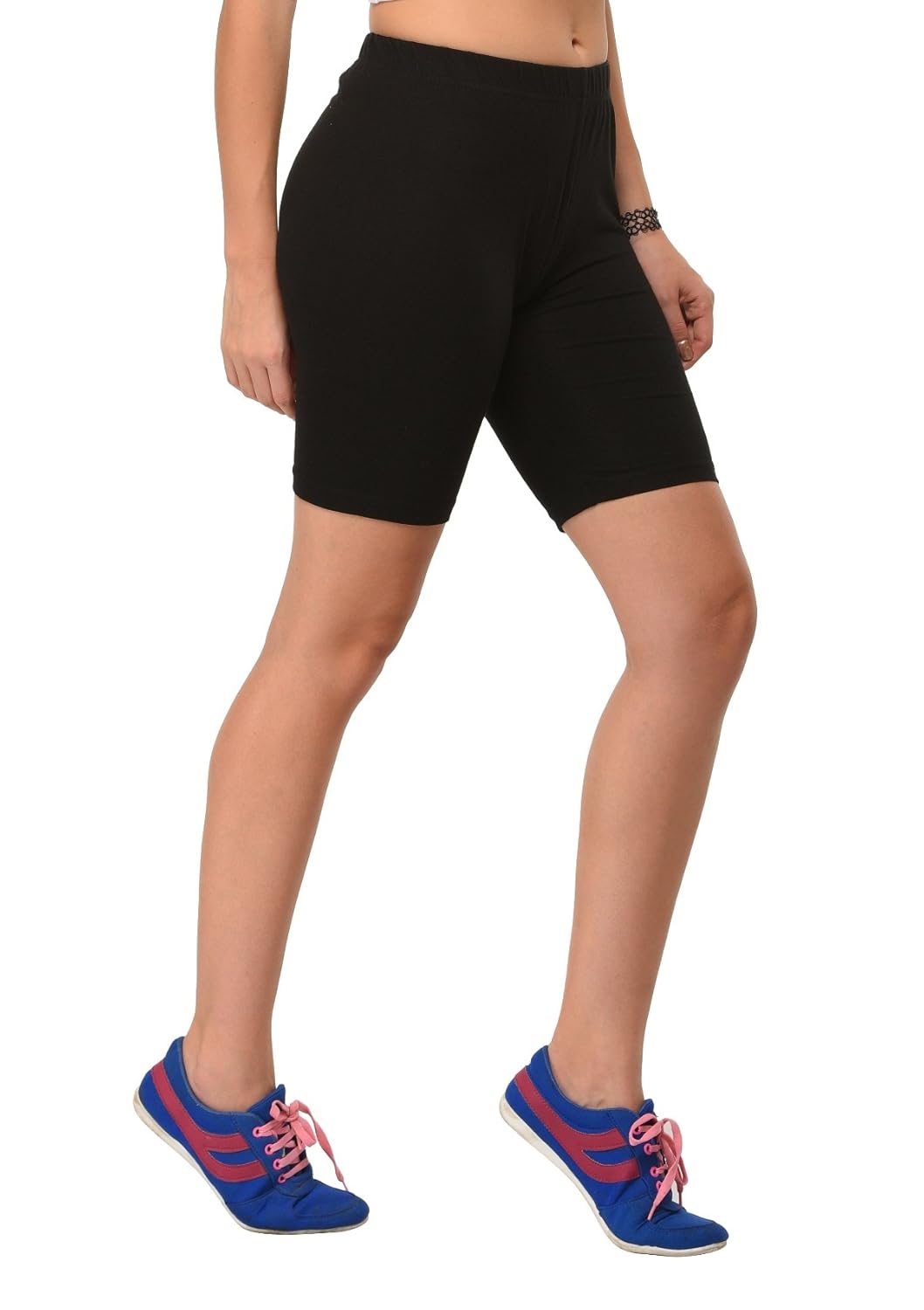 frenchtrendz women cotton spandex cycling shorts