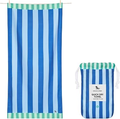 Dock & Bay Beach Towel Quick Dry Sand Free Large 160x90cm Blue Sky