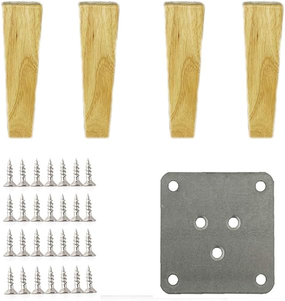 Mbelfüe，Eichenmöbelfüße, Massivholz-Sofabeine, Tv-Tischbeine T