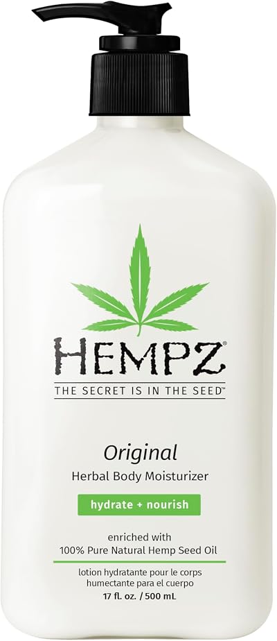 HEMPZ Original Hemp Seed Oil Body Moisturiser Lotion 17 Fl Oz 500mL