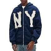 Dynict Unisex Letter Embroidery Trendy Hoodies Zip Up Casual Overszie Colorful Y2K Hip Hop Streetwear Harajuku Jacket