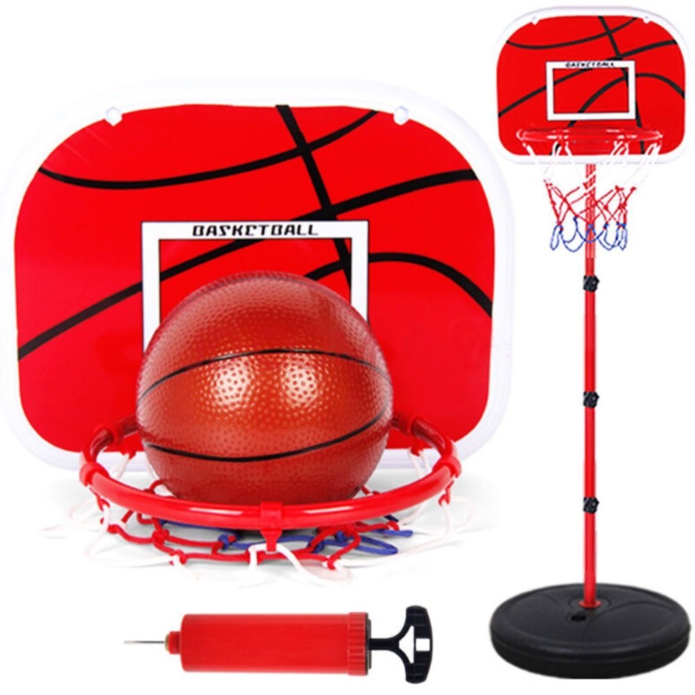 Adjustable Basketball Hoop Kids Sports Outdoor Indoor Back Board Toy