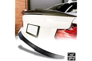 AeroBon Real Carbon Fiber Trunk Spoiler Compatible with 2014-21 BMW 2-Series F22 Coupe and F87 M2 (H Style)