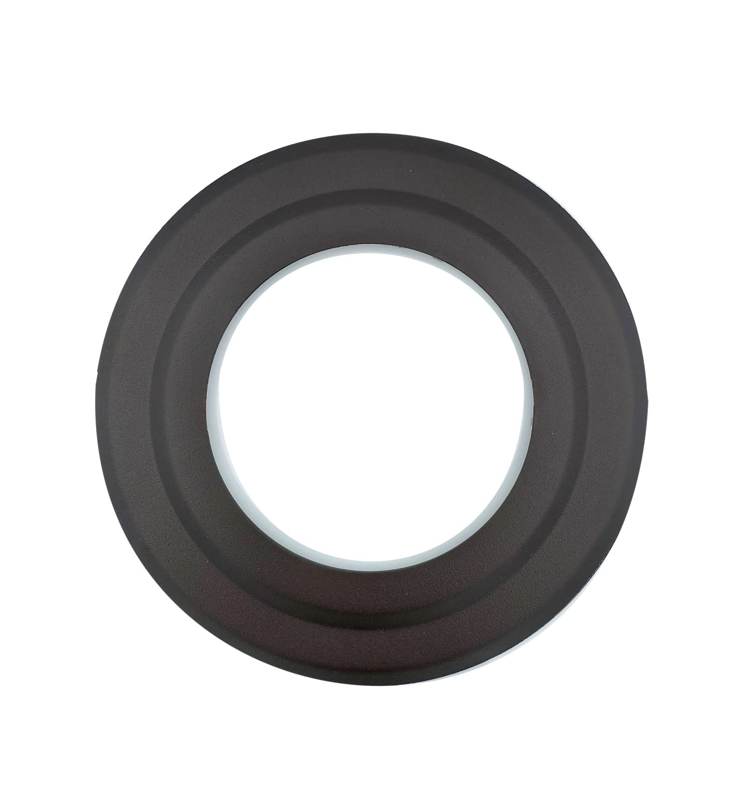 TYGERIX Black Steel Rosette Cover for 100 mm Pipes | Rosette Wall Hole Cover for Wood or Pellet Stoves and Boilers | High Heat Resistance | Thicker | Top