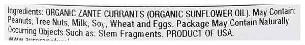 AURORA PRODUCTS ORGANIC CURRANTS, 10.5 OZ
