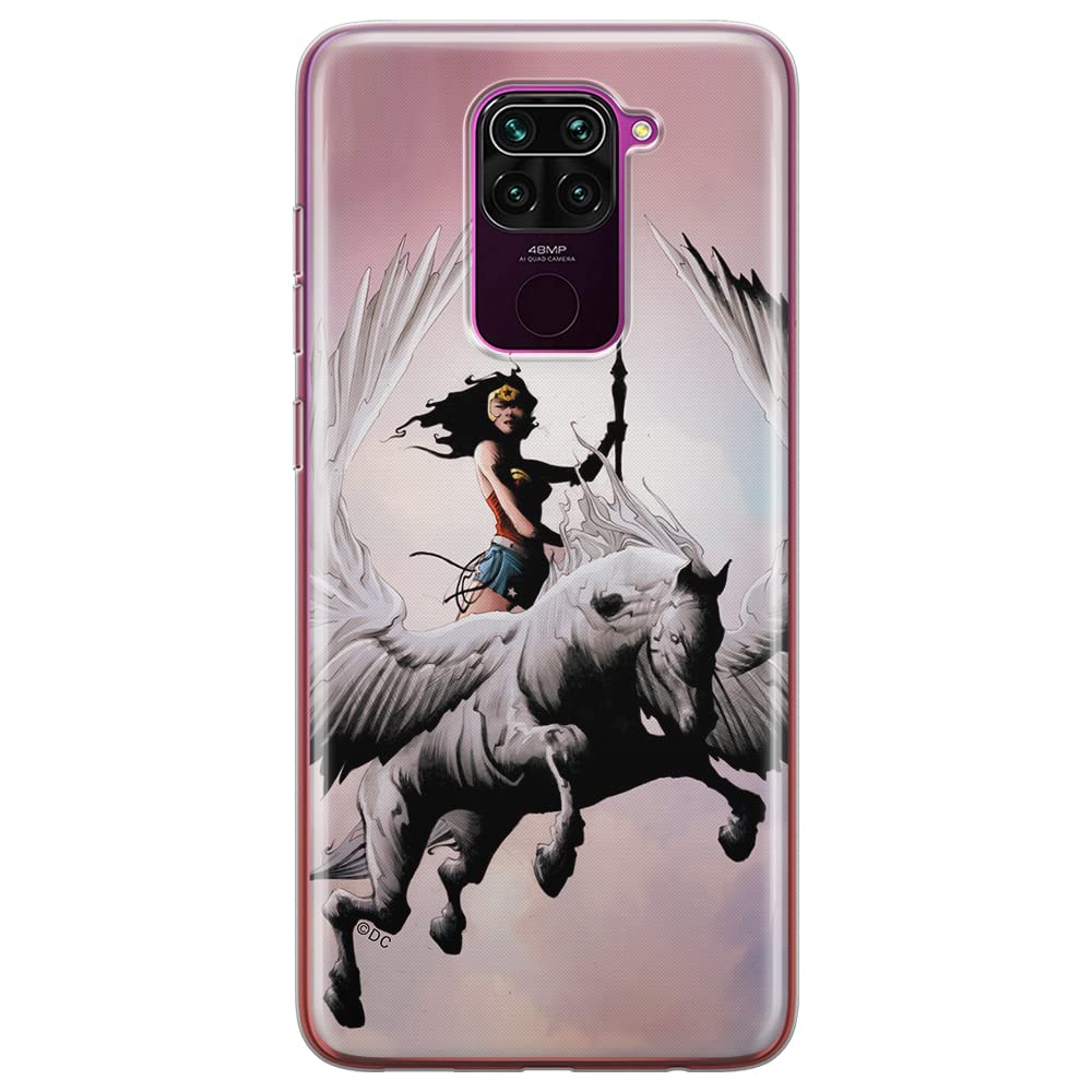 ERT GROUP mobile phone case for Xiaomi REDMI NOTE 9 original and officially Licensed DC pattern Wonder Woman 002 optimally adapted to the shape of the mobile phone, case made of TPU