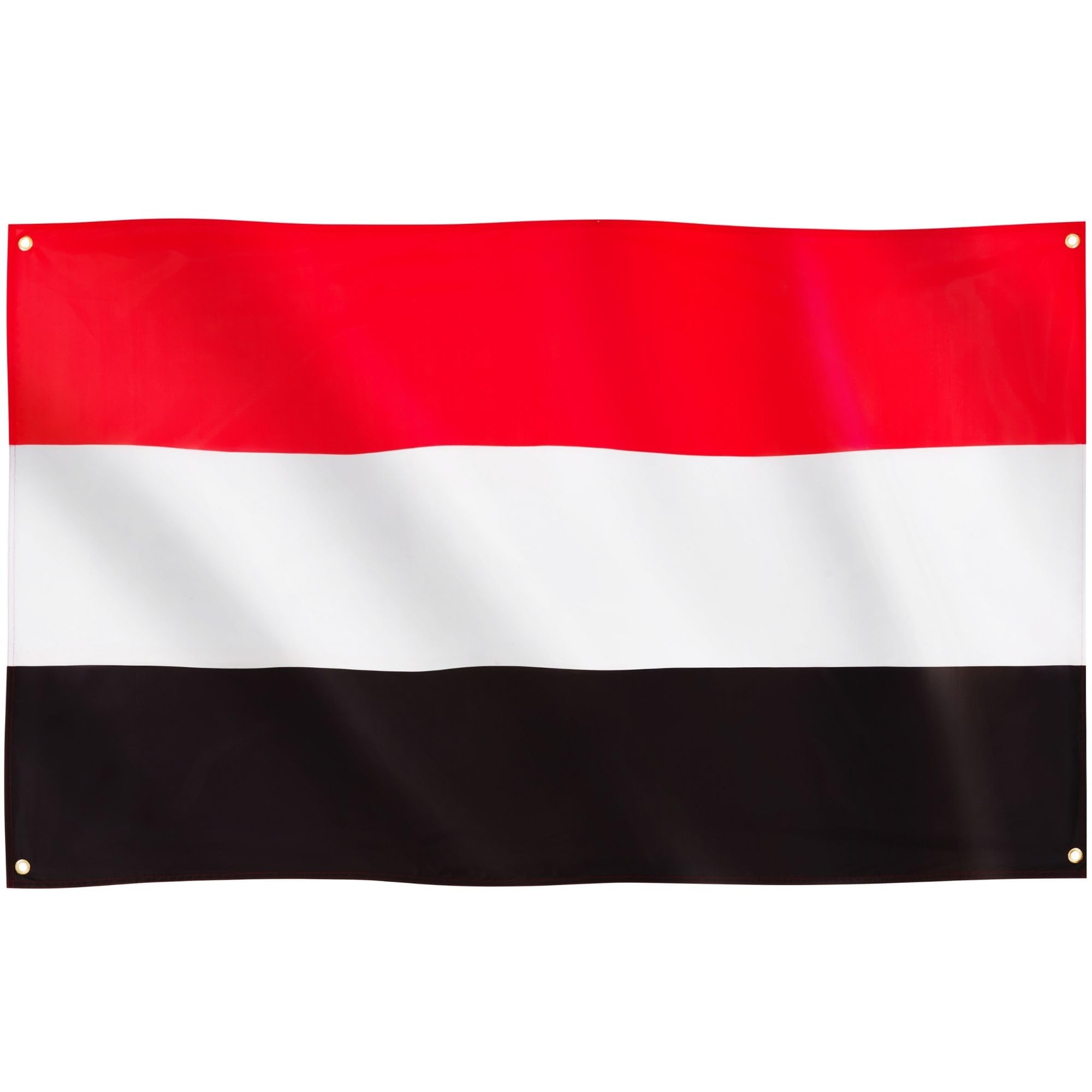 Runesol Yemen Flag, 91x152cm, 3ft x 5ft, Arab Liberation Flag, Yemeni National Flag, 4 Grommets, Eyelet In Every Corner, Premium Flags, Inside, Outside, Vivid Colours — image 1