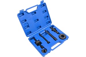 GAOLAOSY Power Steering Pump Pulley Removal Tool, Heavy-Duty Pulley Puller Installer Kit, Universal Vehicle Remover & Installer Tool for Power Steering, Water Pump, and Vacuum Pump Pulleys
