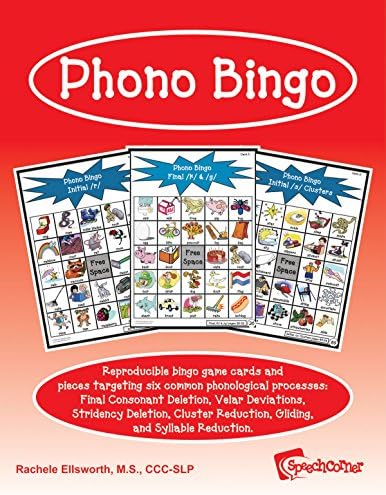 Speech Corner Phono Bingo - Educational Workbook