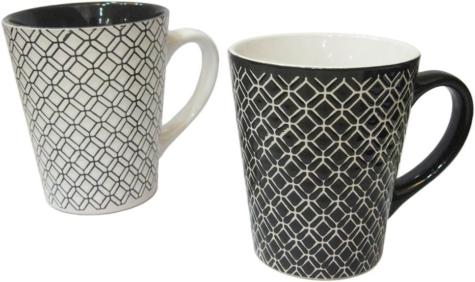 Mom Italy Diamond Mug Set, 2-Pieces