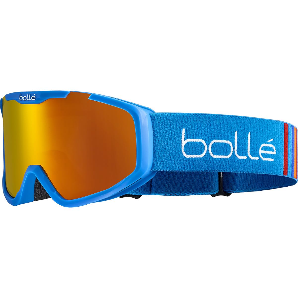 bollé - Rocket Plus, Race Blue Matte, Sunrise, Small, Snow Goggles, Unisex, Children