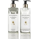 BVLGARI Eau Parfumee au the blanc White Tea Shampoo and Hair Conditioner Set of 2-10.1 Fluid Ounces/300 mL Each