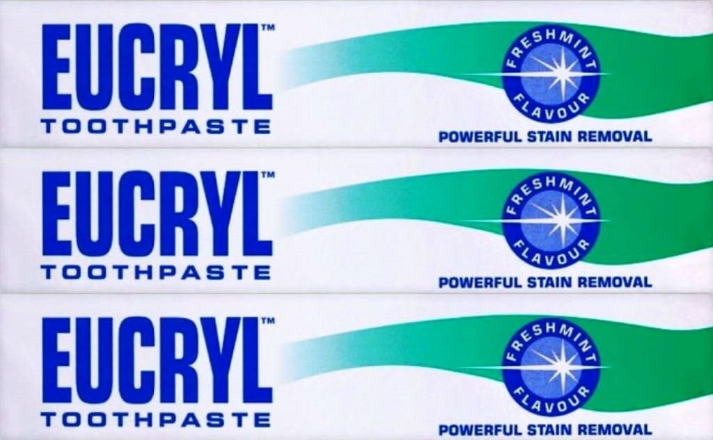 EucrylFreshmint Smokers Toothpaste 50ml x 3 Packs