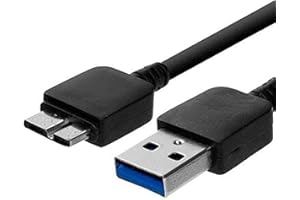 NTQinParts Replacement PC USB3.0 Data Sync Power Charger Cable for Epson Workforce ES-200 ES-300W ES-300WR Color Portable Document Scanner