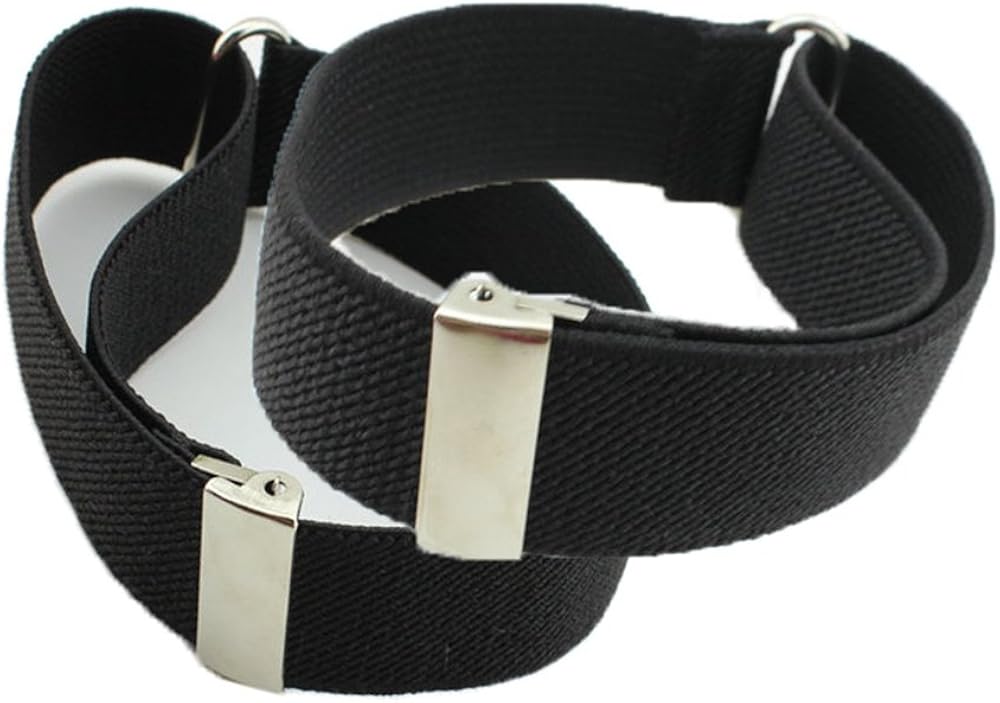 1 pair men shirt armband elastic adjustable shirt sleeve holder arm