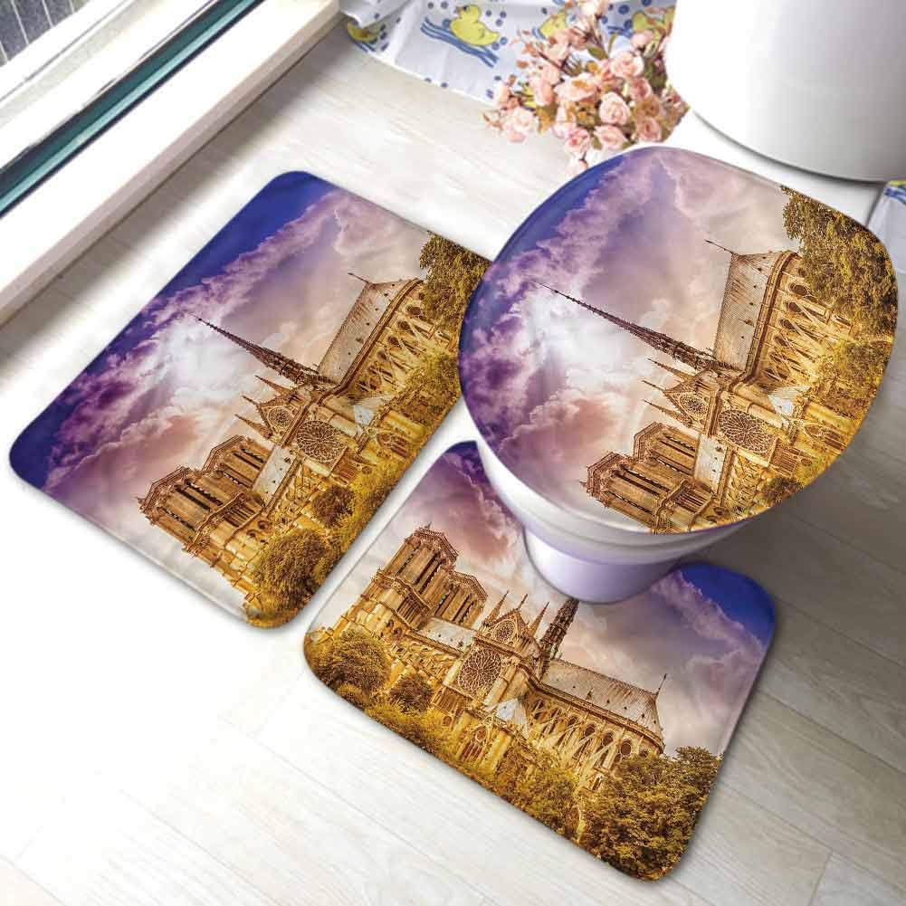 Amazon.com: Paris 3 Piece Bathroom Rugs Set, Extra Soft Absorbent