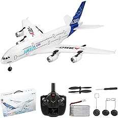 GoolRC RC Airplane, WLtoys XK A120 A380 Aircar Model Plane, 3CH 2.4G Remote Control Airplane, EPP Fixed-Wing RC Aircraft RTF