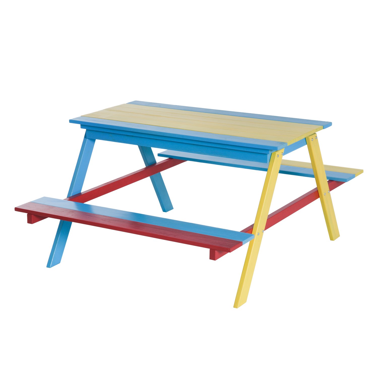 Sandtisch Holz - HOMCOM Picknicktisch mit Sandkasten