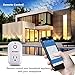 WiFi Smart Plug, SKYROKU 2 Pack SM-PW701U Wi-Fi Plug No Hub Required, Works with Alexa Echo Control Your Devices from Anywhere