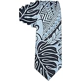 Men's Fashion tie Polynesian Designs Blue Necktie One Size Neck Tie