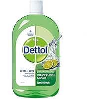 Dettol Liquid Disinfectant Cleaner for Home, Lime Fresh, 1L