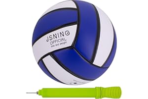 JSNING Volleyball,Official Size 5,Volley Lite Volleyball,Volleyball for Outdoor Indoor Beach Game