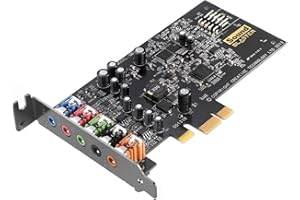 Creative Sound Blaster Audigy FX PCIe 5.1 Sound Card with High Performance Headphone Amp (Renewed)