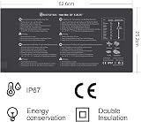 KETOTEK Seedling Heat Mat 21W Waterproof Plant Warming Pad 220V view 2