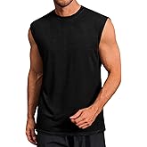 Runcati Mens Workout Tank Tops Sleeveless Muscle Cut Off Shirt Athletic Gym T Shirts