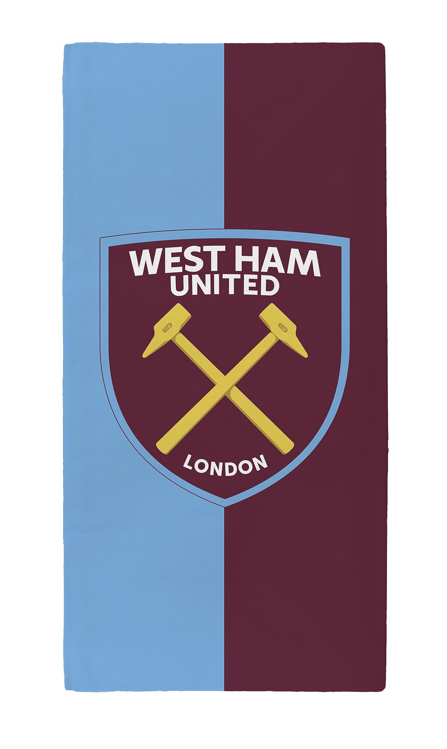 Lettuce The Hammers West Ham Claret Sky Towel