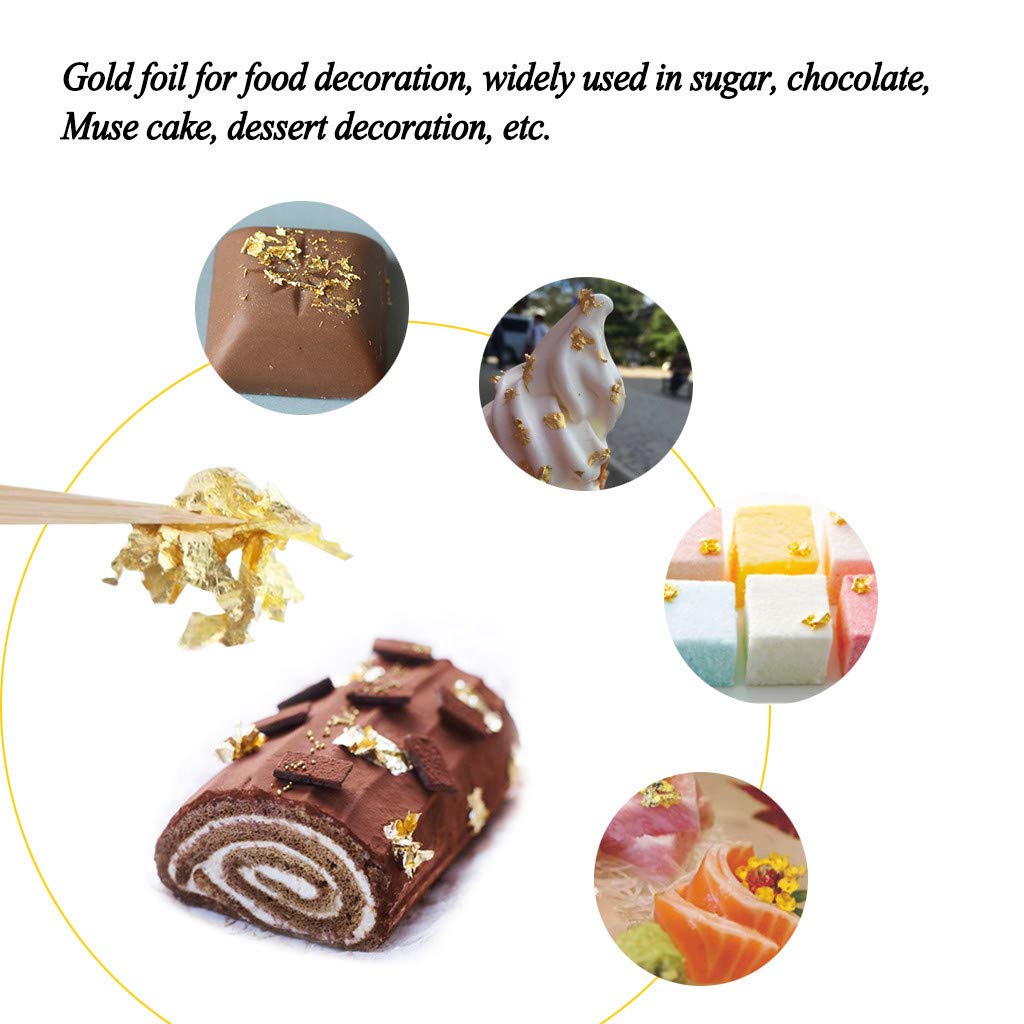 Moules A Gateaux Moules Carres Et Rectangulaires 10 Ml Masque De Feuille Dor Comestible Decoration Authentique Feuille Dor Cuisson Gateau Et Chocolat Decoration Tireow 3pc Papier Fin Or A Napravi Rs