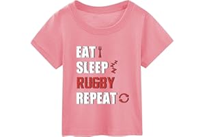 Football Fans Sports Gift Summer Kids Character Football Letter Printing Short Sleeve Out Wear T Girl Sweater