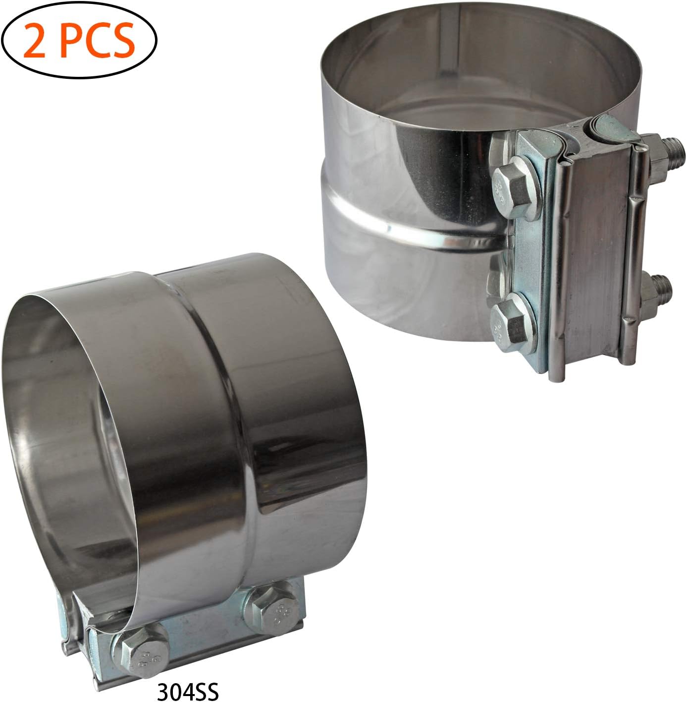 4" Lap Joint Exhaust Band Clamp Stainless Steel Lap Joint Exhaust