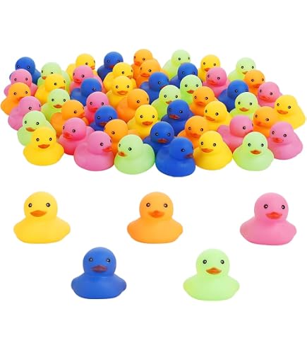 50 Mini Canards Dorés En Résine – Figurines Collection Pour Mini-Jardins, Déco Gâteaux & DIY