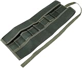 Yosoo Green Canvas Tool Roll Bag Organizer 60x42cm Portable Carrying Case for view 6