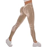 BYNNIC V Back Faux Denim Jeggings for Women Butt Lifting Tummy Control High Waisted Jeans Yoga Pants Scrunch Leggings