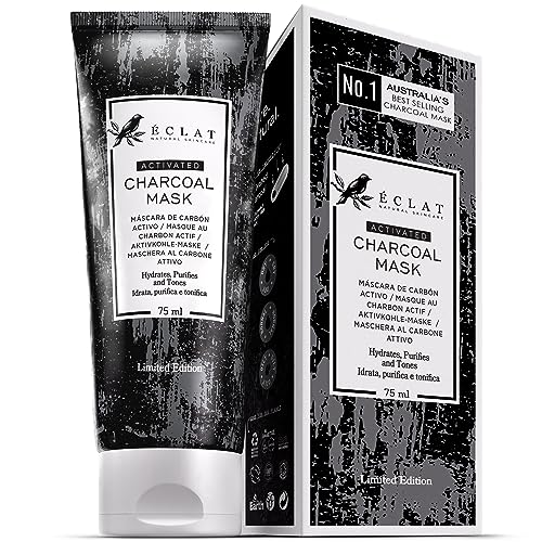 DETOXIFYING CHARCOAL BLACKHEAD PEEL OFF FACE MASK – BLACK HEAD REMOVER MASK FOR FACE WITH KAOLIN+BENTONITE CLAY, ORGANIC BLACKHEAD REMOVAL FACE MASKS, SKINCARE FACE CARE KIT PORE MASK, BLACKHEAD EXTRA