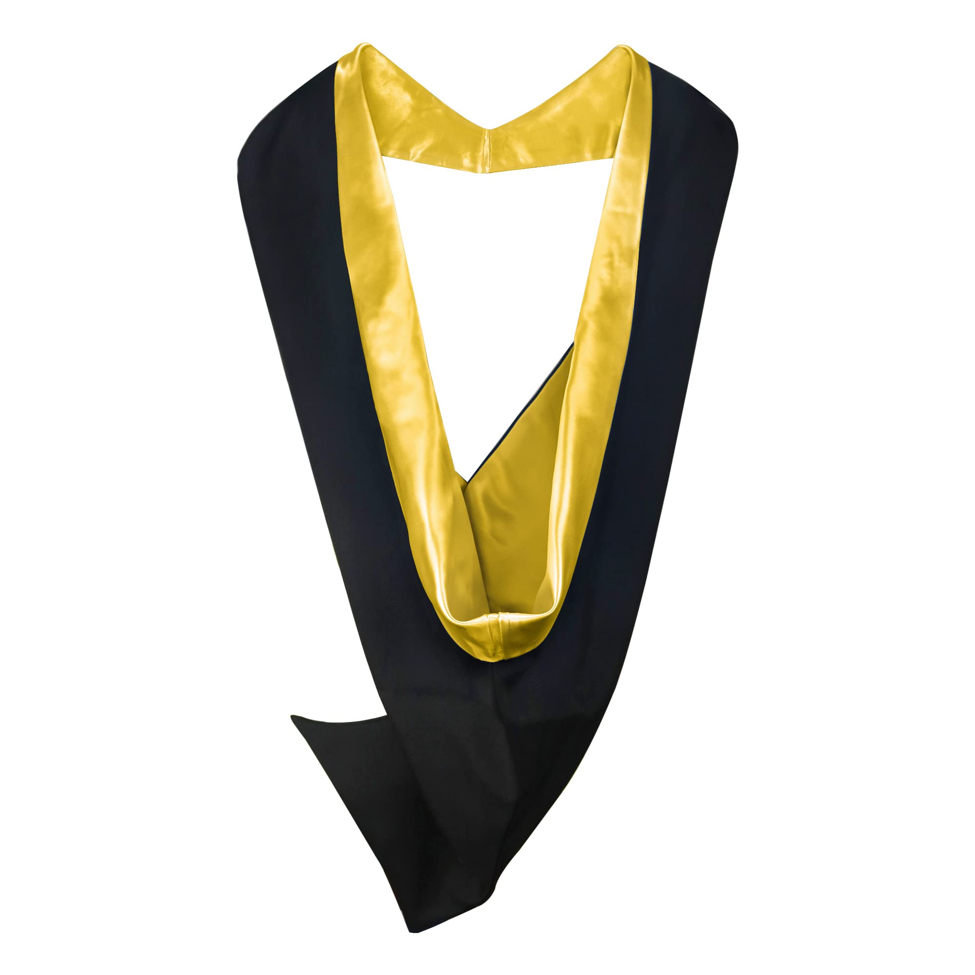 GraduationMall Graduation Hood for UK Academic Bachelor Diploma Unisex Gold