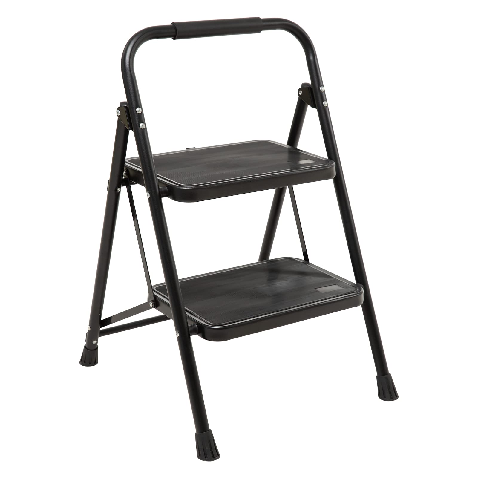Wiberwi 2 Step Ladder Folding Step Stool for Adults