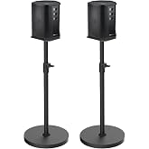 Pack of 2 Height Adjustable Speaker Stand for Bose S1 Pro/S1 Pro Plus Floor Stand, Extends 45" to 54", Holds up to 20LBS, Heavy Duty Speakers Stands for Bose, with Screws