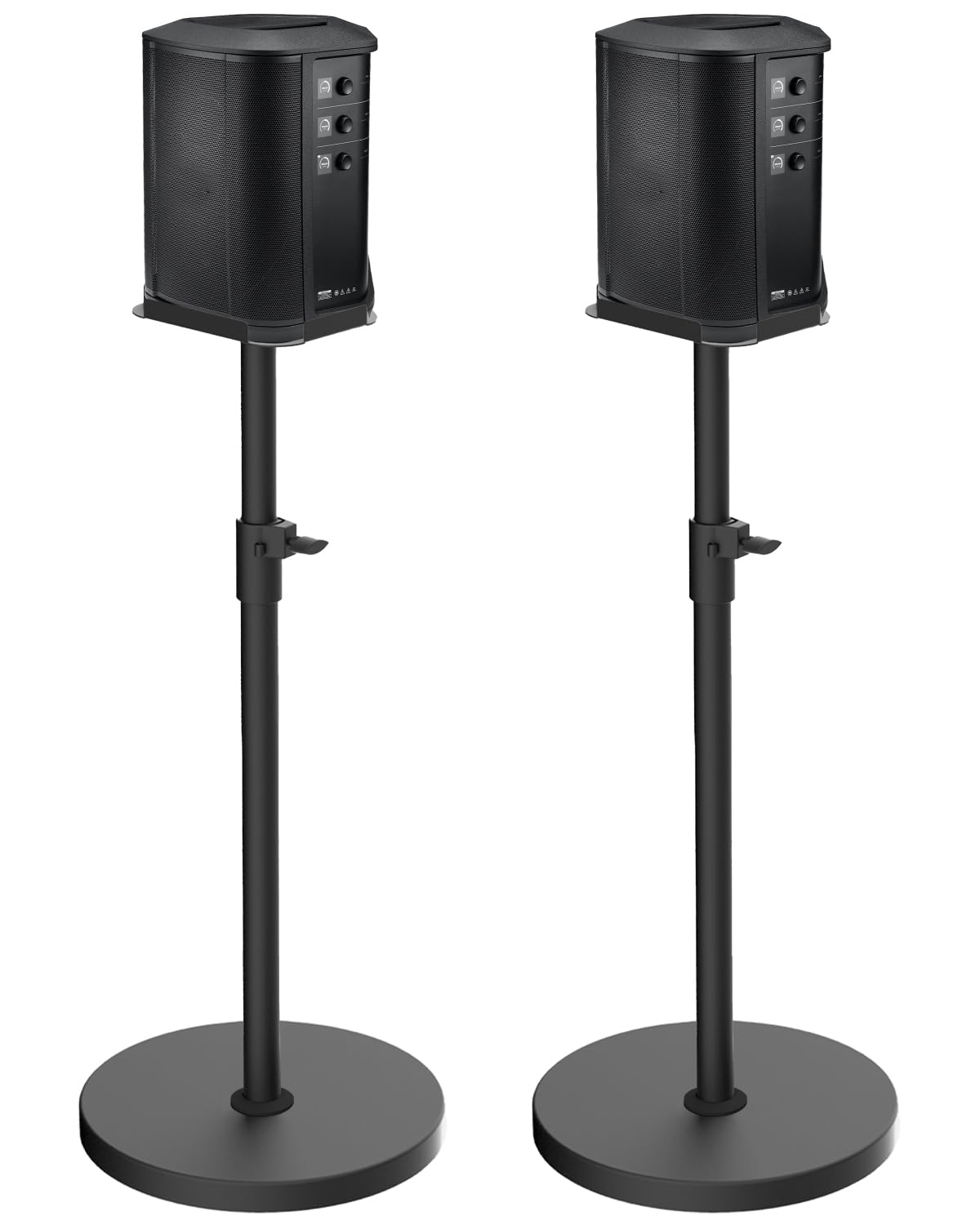 Photo 1 of Pack of 2 Height Adjustable Speaker Stand for Bose S1 Pro/S1 Pro Plus Floor Stand, Extends 45" to 54", Holds up to 20LBS, Heavy Duty Speakers Stands for Bose, with Screws