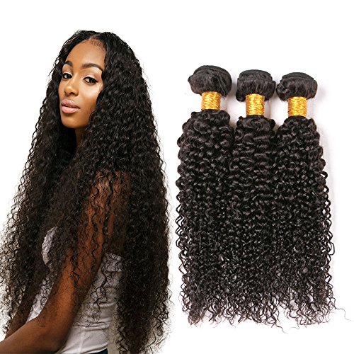 Jerry Curl Weave Human Hair Brazilian Hair 3 Bundles Of 20 22 24