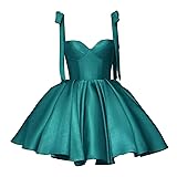 Bddhkw Peacock Green Off Shoulder Short Homecoming