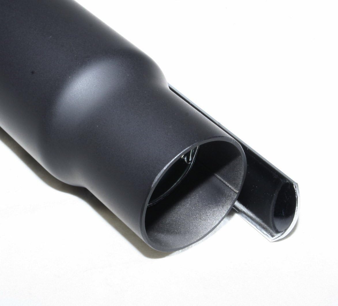 BikeTek Motorcycle Exhaust Universal Custome Matt Black Silencer 12" Short - Image 5