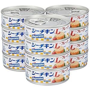 [Amazonブランド] SOLIMO シーチキン Ｌフレーク 70g×12缶 ×12個