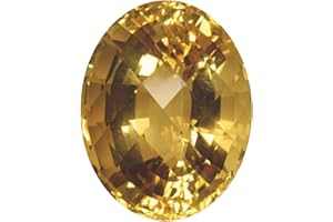 Tejvij And Sons Certified Yellow Topaz Gemstone
