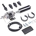CNRAQR GSL392 255LPH Inline Fuel Pump & 58 PSI EFI Fuel Filter Regulator Kit With 6AN Fittings & 3.9ft Fuel line Hose #400-939