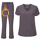 ACTIVE UNIFORMS Women's Cool Stretch V-Neck Top and