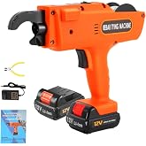 ARLIGAADUO Automatic Rebar Tie Gun, Cordless Rebar Tying Machine, 8-34mm Automatic Rebar Tie Wire Twister, Rebar Tying Tool w/Pliers + 2pcs 4500mAh Batteries for Steel Bar Rod Tying Binding