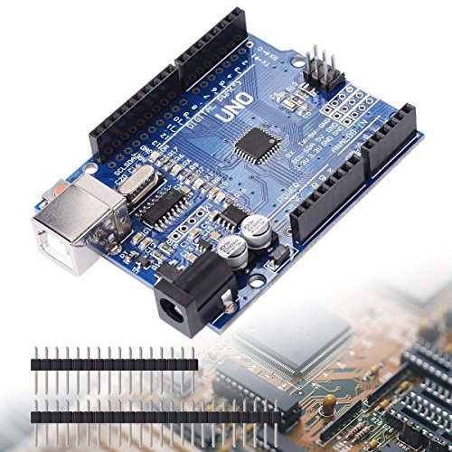 WINGONEER UNO R3 ATmega328P CH340 Development Board Arduino UNO R3 Compatible Arduino IDE Develope Kit Microcontroller with USB Cable